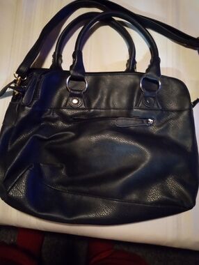 Classic Cato Dark Navy Blue Women’s Satchel Handbag